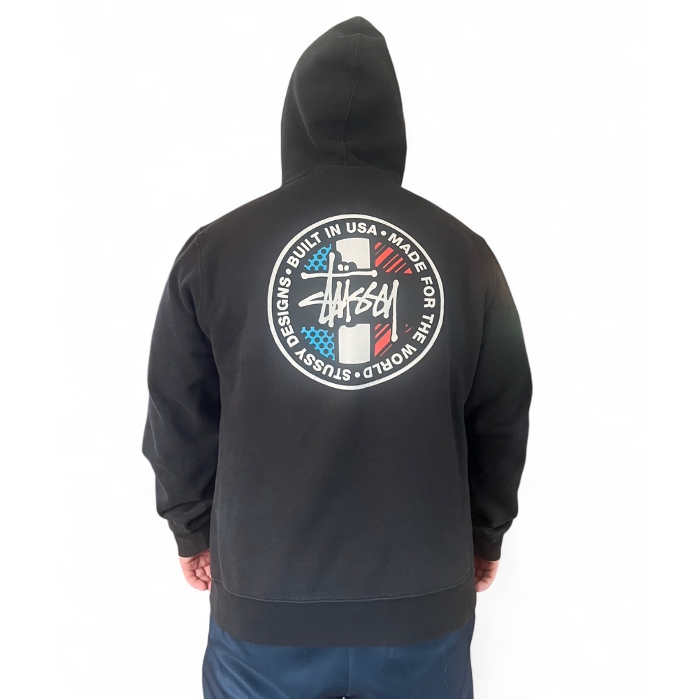 Stussy Charcoal Hoodie for Men - Picture 8 of 9